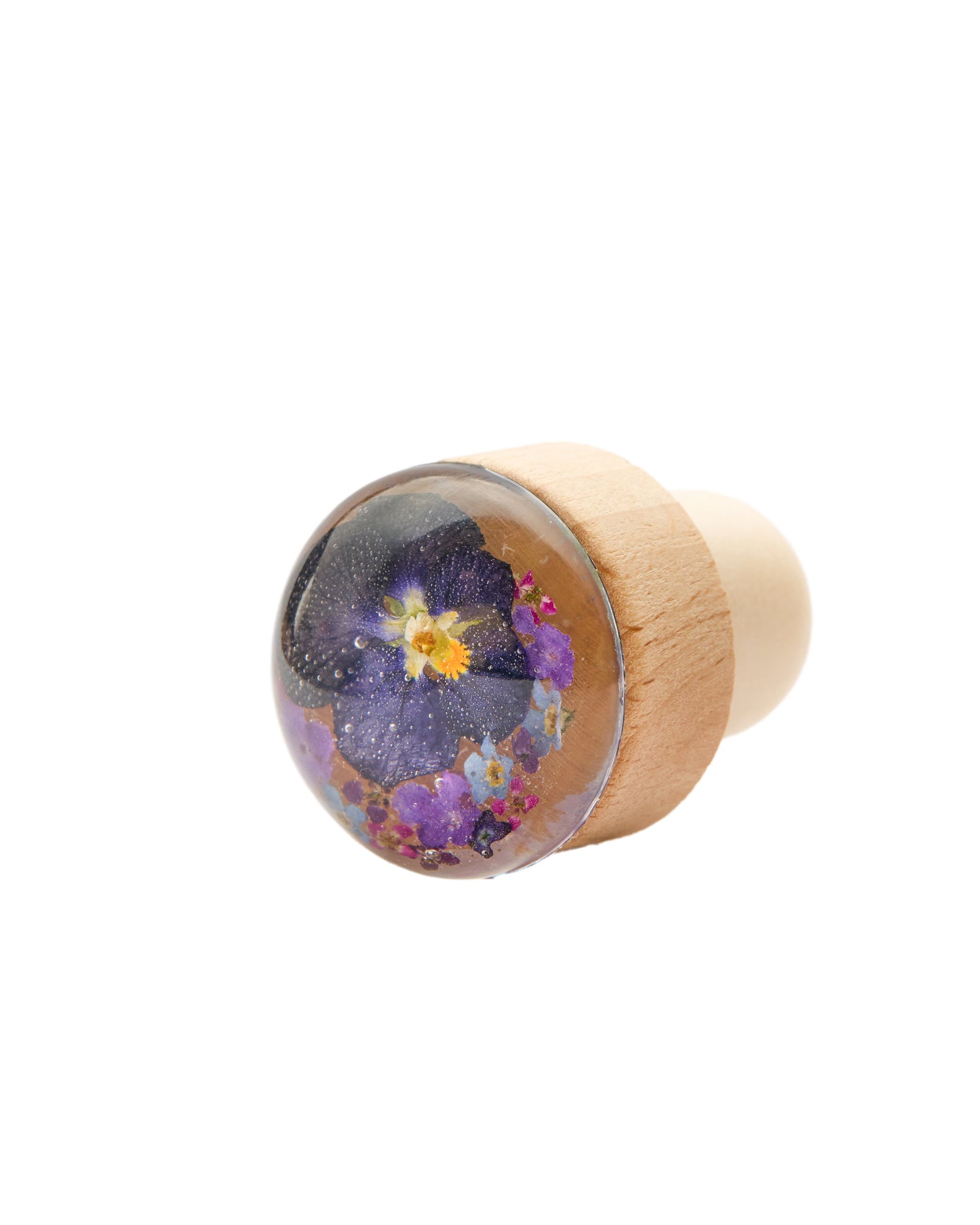 Wine Stopper Pansy Flower