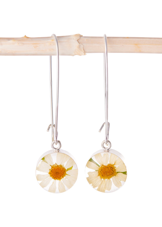 Wire Drop Round Daisy Flower