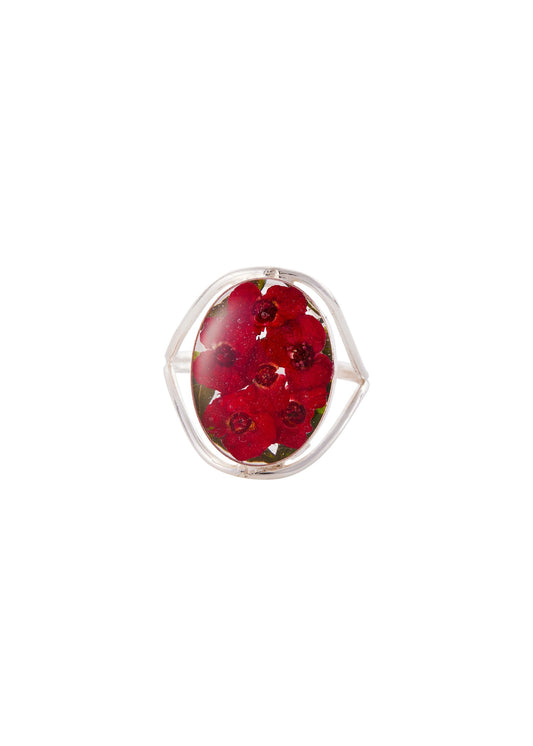Oval Ring Crown of Thorns Flower