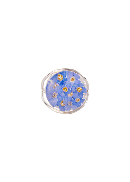 Round Ring Forget Me Not Flower