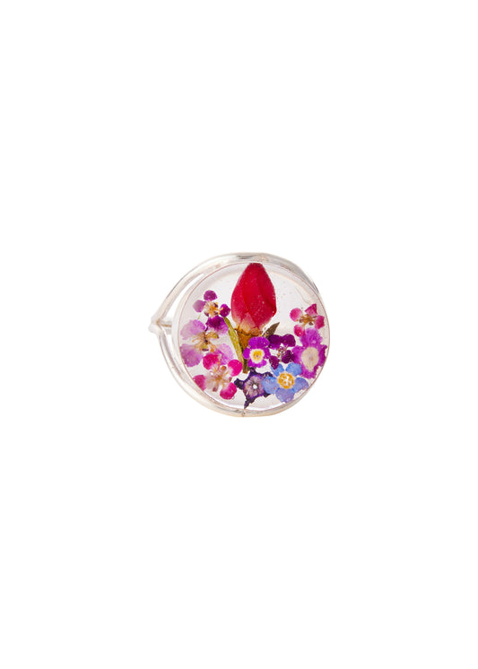 Round Ring Rosebud and Mixed Flowers