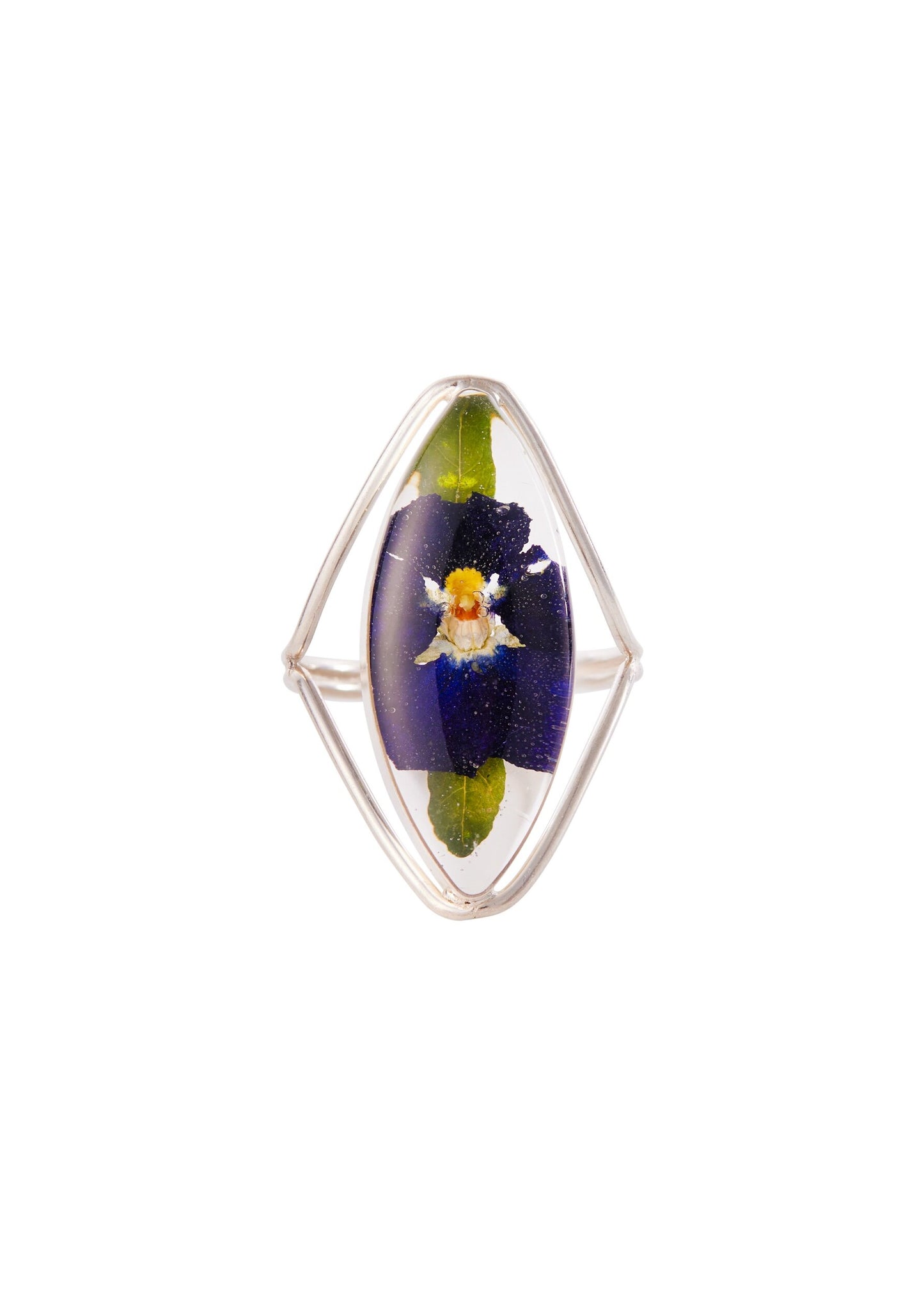 Marquise Ring Pansy Flower