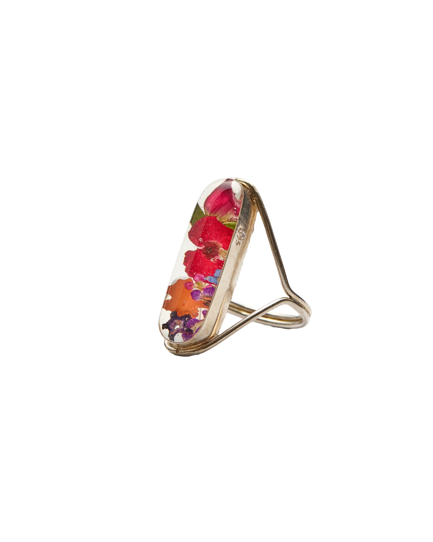 Crown of Thorn Ring with Mixed Flowers