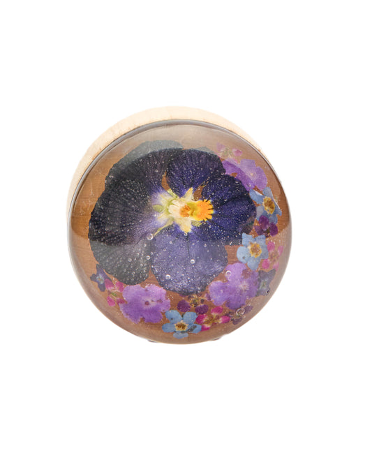 Wine Stopper Pansy Flower