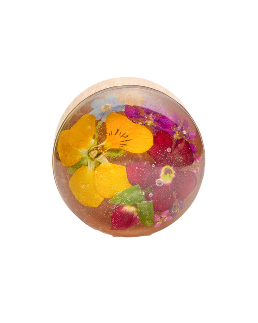 Wine Stopper with Mixed Flowers